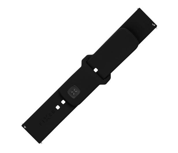 FIXED Silicone Sporty Strap Set do Smartwatch (20mm) black - 1341094 - zdjęcie 2